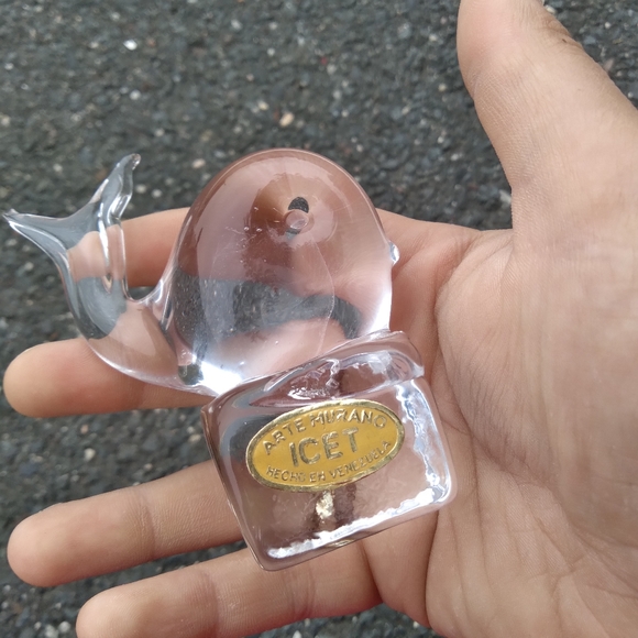 Arte Murano ICET glass whale vintage - Picture 7 of 11